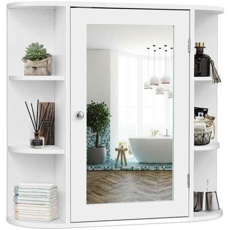 costway bathroom cabinet|wall mounted bathroom storage cabinet.